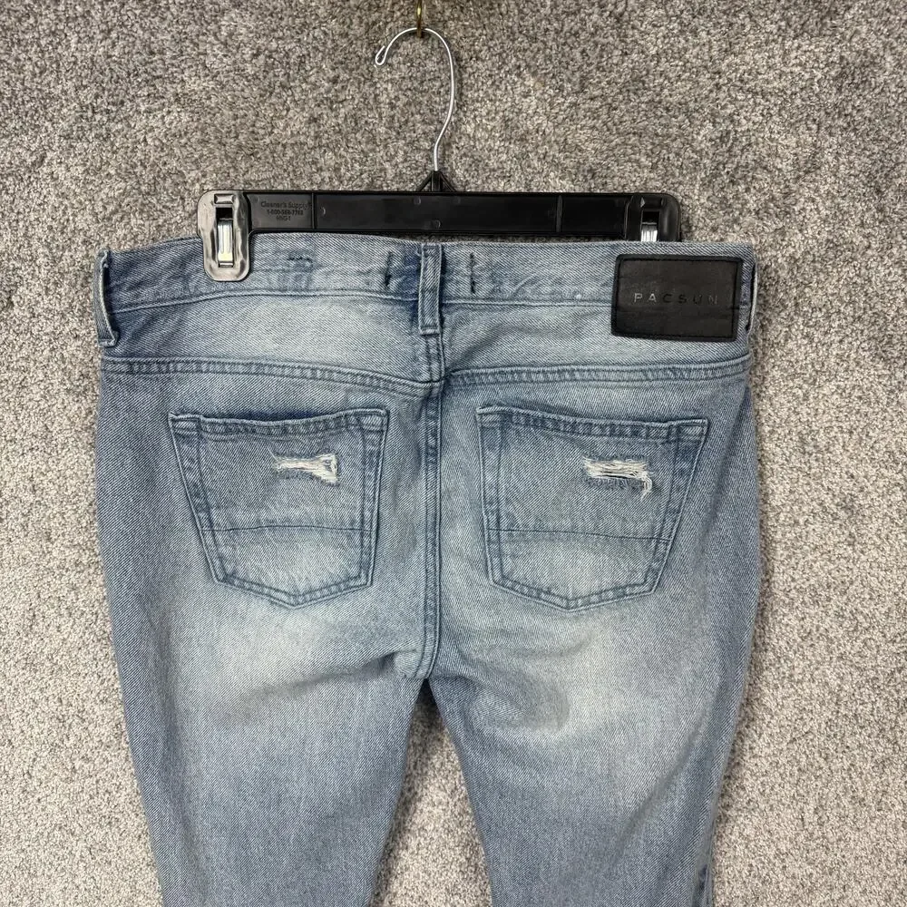 PacSun Skinny Jeans 30x30 Edgy Rockstar Concert Alternative Punk Streetwear Y2K